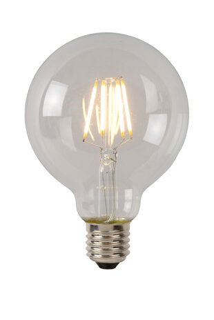 Lucide G80 Klasse A - Glühlampe - Ø 8 cm - LED - E27 - 1x7W 2700K - Transparent