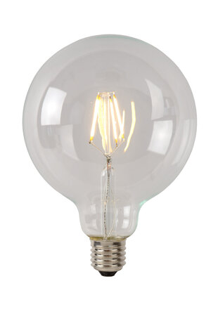 Lucide G125 Klasse B - Glühlampe - Ø 12,5 cm - LED Dimb. - E27 - 1x7W 2700K - Transparent Lucide G125 Klasse B - Glühlampe - Ø 12,5 cm - LED Dimb. - E27 - 1x7W 2700K - Transparent