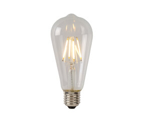 Lucide ST64 Klasse B - Glühlampe - Ø 6,4 cm - LED Dimb. - E27 - 1x7W 2700K - Transparent Lucide ST64 Klasse B - Glühlampe - Ø 6,4 cm - LED Dimb. - E27 - 1x7W 2700K - Transparent