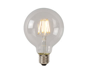Lucide G80 Klasse B - Glühlampe - Ø 8 cm - LED Dimb. - E27 - 1x7W 2700K - Transparent Lucide G80 Klasse B - Glühlampe - Ø 8 cm - LED Dimb. - E27 - 1x7W 2700K - Transparent