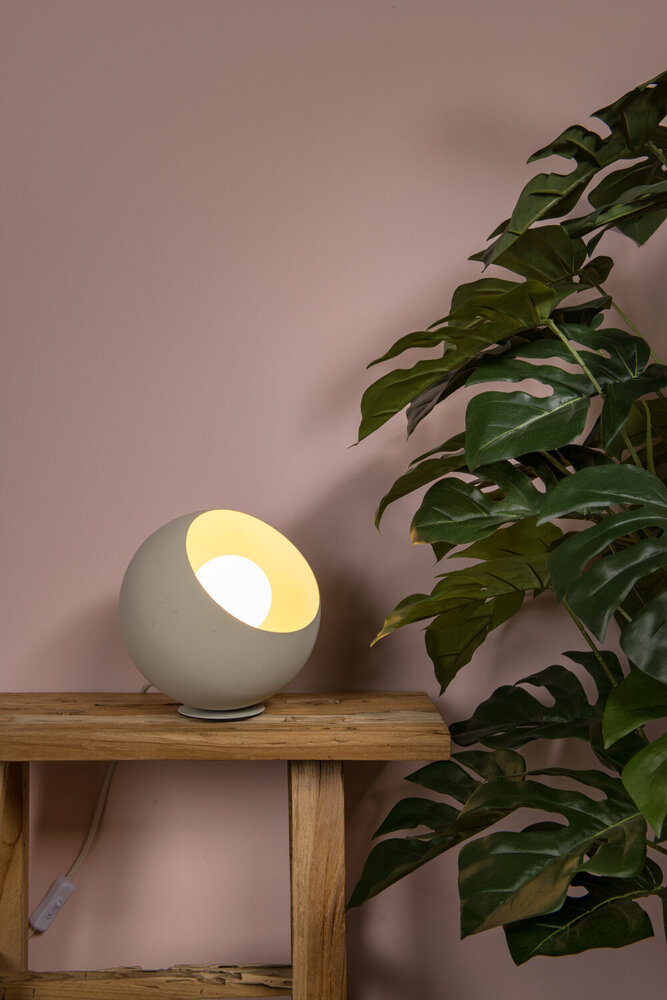 Lucide DOREDOS - Tischleuchte - Ø 20 cm - 1xE27 - Beige Lucide DOREDOS - Tischleuchte - Ø 20 cm - 1xE27 - Beige