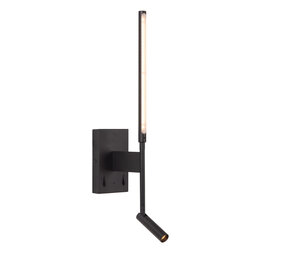 Lucide FINAN - Wandleuchte - LED - 2700K - Mit USB-Ladestation - Schwarz Lucide FINAN - Wandleuchte - LED - 2700K - Mit USB-Ladestation - Schwarz