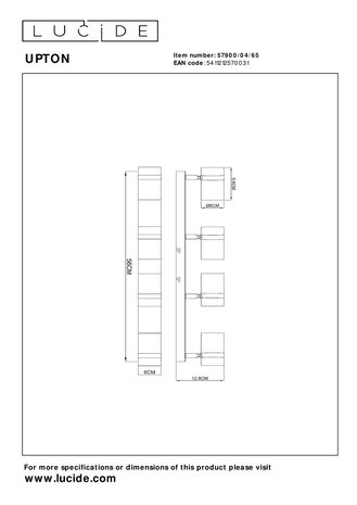 Lucide UPTON - Deckenstrahler - 4xGU10 - Fumé Lucide UPTON - Deckenstrahler - 4xGU10 - Fumé
