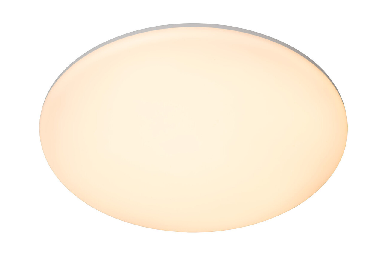 Lucide OLSON - Deckenleuchte Bad - Ø 35 cm - LED - CCT - 1x36W 3000K/6500K - IP44 - Opal Lucide OLSON - Deckenleuchte Bad - Ø 35 cm - LED - CCT - 1x36W 3000K/6500K - IP44 - Opal
