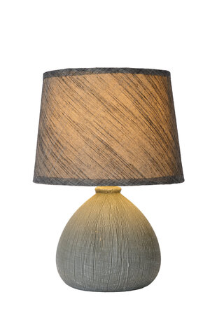Lucide RAMZI - Tischleuchte - Ø 18 cm - 1xE14 - Grau Lucide RAMZI - Tischleuchte - Ø 18 cm - 1xE14 - Grau