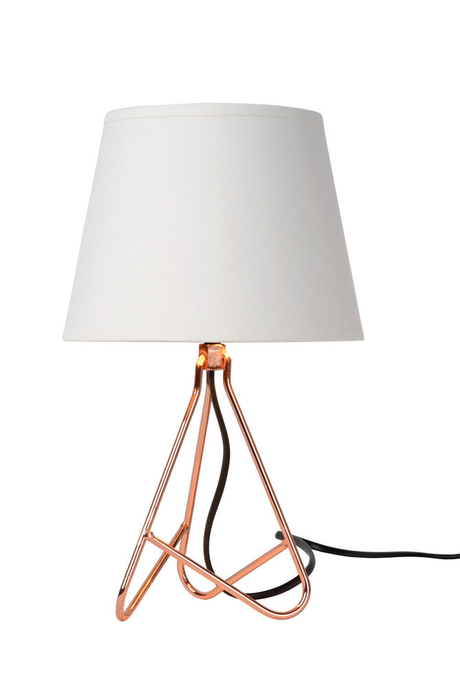 Lucide GITTA - Tischleuchte - Ø 17 cm - 1xE14 - Kupfer Lucide GITTA - Tischleuchte - Ø 17 cm - 1xE14 - Kupfer