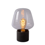 Lucide BECKY - Tischleuchte - Ø 20 cm - 1xE27 - Fumé Lucide BECKY - Tischleuchte - Ø 20 cm - 1xE27 - Fumé