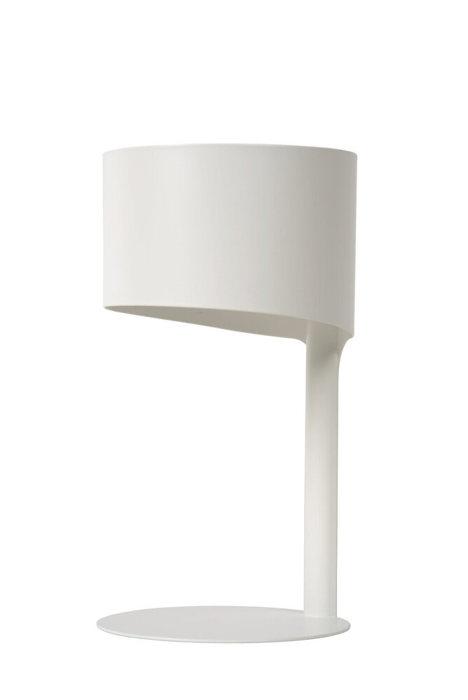 Lucide KNULLE - Tischleuchte - Ø 15 cm - 1xE14 - Weiß Lucide KNULLE - Tischleuchte - Ø 15 cm - 1xE14 - Weiß