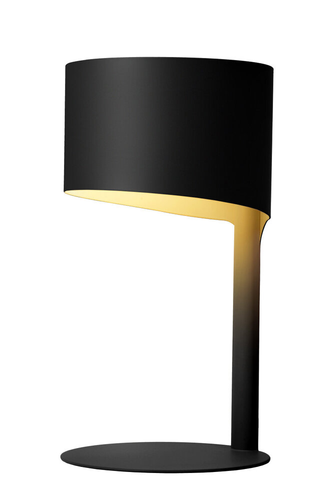Lucide KNULLE - Tischleuchte - Ø 15 cm - 1xE14 - Schwarz Lucide KNULLE - Tischleuchte - Ø 15 cm - 1xE14 - Schwarz