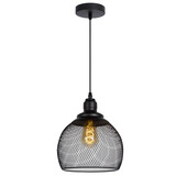 Lucide MESH - Hängeleuchte - Ø 22 cm - 1xE27 - Schwarz Lucide MESH - Hängeleuchte - Ø 22 cm - 1xE27 - Schwarz