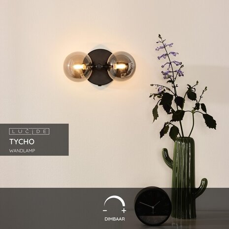 Lucide TYCHO - Wandleuchte - 2xG9 - Schwarz Lucide TYCHO - Wandleuchte - 2xG9 - Schwarz