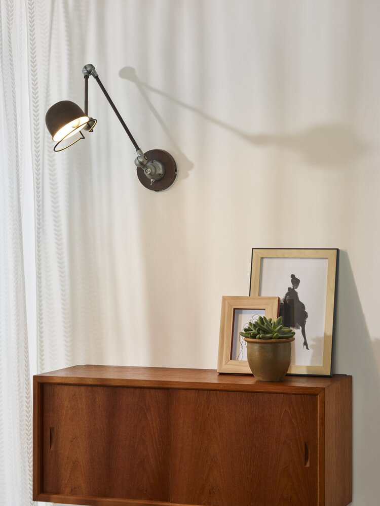 Lucide HONORE - Wandleuchte - 1xE14 - Rostbraun Lucide HONORE - Wandleuchte - 1xE14 - Rostbraun