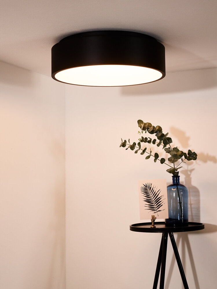 Lucide TALOWE LED - Deckenleuchte - Ø 45,5 cm - LED Dimb. - 1x30W 3000K - Schwarz Lucide TALOWE LED - Deckenleuchte - Ø 45,5 cm - LED Dimb. - 1x30W 3000K - Schwarz