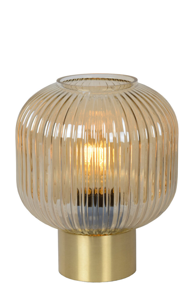 Lucide MALOTO - Tischleuchte - Ø 20 cm - 1xE27 - Bernstein