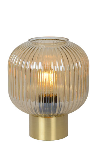 Lucide MALOTO - Tischleuchte - Ø 20 cm - 1xE27 - Bernstein