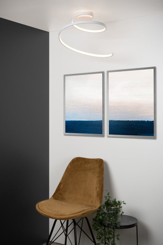 Lucide MAXENCE - Deckenleuchte - Ø 46 cm - LED 3 StepDim - 1x24W 3000K - Weiß Lucide MAXENCE - Deckenleuchte - Ø 46 cm - LED 3 StepDim - 1x24W 3000K - Weiß
