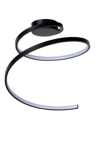 Lucide MAXENCE - Deckenleuchte - Ø 46 cm - LED 3 StepDim - 1x24W 3000K - Schwarz Lucide MAXENCE - Deckenleuchte - Ø 46 cm - LED 3 StepDim - 1x24W 3000K - Schwarz