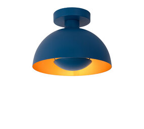 Lucide SIEMON - Deckenleuchte - Ø 25 cm - 1xE27 - Blau Lucide SIEMON - Deckenleuchte - Ø 25 cm - 1xE27 - Blau