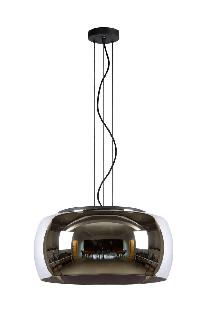 Lucide OLIVIA - Hängeleuchte - Ø 50 cm - 3xE27 - Fumé Lucide OLIVIA - Hängeleuchte - Ø 50 cm - 3xE27 - Fumé