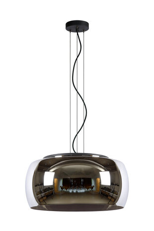 Lucide OLIVIA - Hängeleuchte - Ø 50 cm - 3xE27 - Fumé Lucide OLIVIA - Hängeleuchte - Ø 50 cm - 3xE27 - Fumé