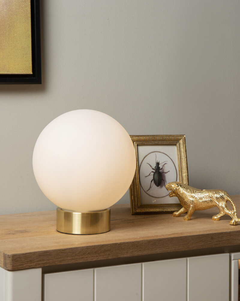 Lucide JORIT - Tischleuchte - Ø 25 cm - 1xE27 - Opal Lucide JORIT - Tischleuchte - Ø 25 cm - 1xE27 - Opal