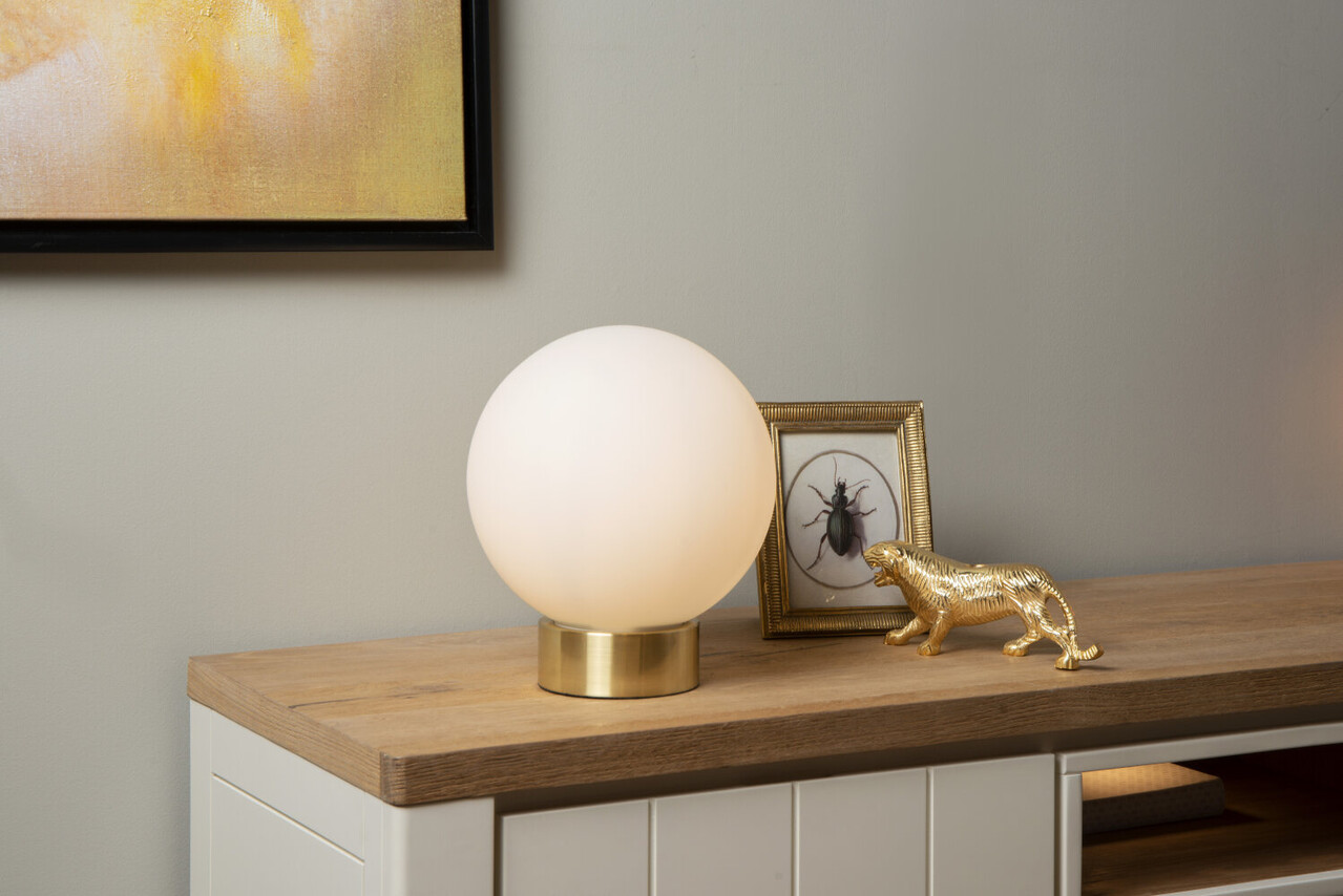Lucide JORIT - Tischleuchte - Ø 25 cm - 1xE27 - Opal Lucide JORIT - Tischleuchte - Ø 25 cm - 1xE27 - Opal