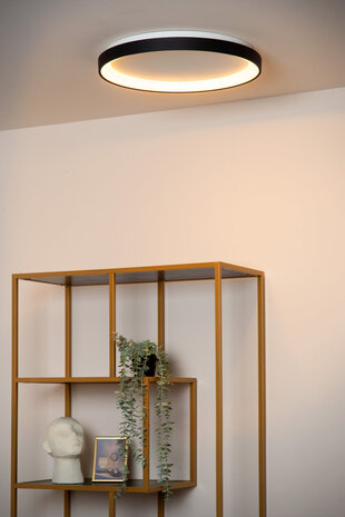 Lucide VIDAL - Deckenleuchte - Ø 48 cm - LED Dimb. - 1x38W 2700K - Schwarz Lucide VIDAL - Deckenleuchte - Ø 48 cm - LED Dimb. - 1x38W 2700K - Schwarz