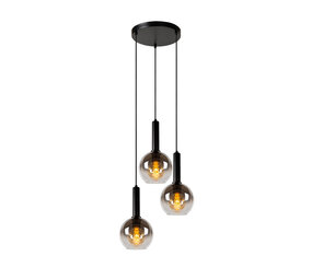 Lucide MARIUS - Hängeleuchte - Ø 48,5 cm - 3xE27 - Schwarz Lucide MARIUS - Hängeleuchte - Ø 48,5 cm - 3xE27 - Schwarz