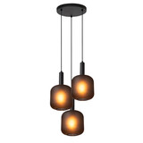 Lucide ELOISE - Hängeleuchte - Ø 40 cm - 3xE27 - Schwarz Lucide ELOISE - Hängeleuchte - Ø 40 cm - 3xE27 - Schwarz