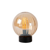 Lucide MONSARAZ - Tischleuchte - Ø 25 cm - 1xE27 - Bernstein Lucide MONSARAZ - Tischleuchte - Ø 25 cm - 1xE27 - Bernstein
