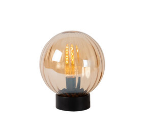 Lucide MONSARAZ - Tischleuchte - Ø 25 cm - 1xE27 - Bernstein Lucide MONSARAZ - Tischleuchte - Ø 25 cm - 1xE27 - Bernstein