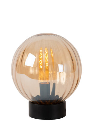 Lucide MONSARAZ - Tischleuchte - Ø 25 cm - 1xE27 - Bernstein Lucide MONSARAZ - Tischleuchte - Ø 25 cm - 1xE27 - Bernstein
