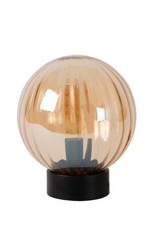 Lucide MONSARAZ - Tischleuchte - Ø 25 cm - 1xE27 - Bernstein Lucide MONSARAZ - Tischleuchte - Ø 25 cm - 1xE27 - Bernstein