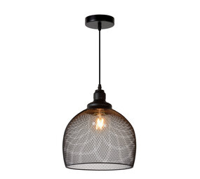 Lucide MESH - Hängeleuchte - Ø 28 cm - 1xE27 - Schwarz Lucide MESH - Hängeleuchte - Ø 28 cm - 1xE27 - Schwarz