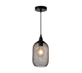 Lucide MESH - Hängeleuchte - Ø 15 cm - 1xE27 - Schwarz Lucide MESH - Hängeleuchte - Ø 15 cm - 1xE27 - Schwarz
