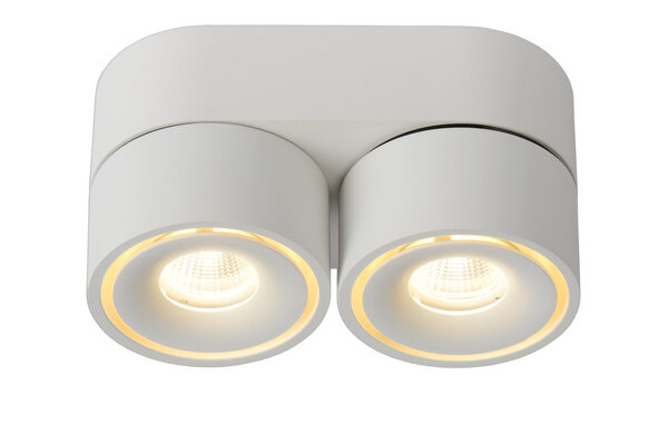 Lucide YUMIKO - Deckenstrahler - Ø 7,8 cm - LED Dimb. - 2x10W 2700K - Weiß Lucide YUMIKO - Deckenstrahler - Ø 7,8 cm - LED Dimb. - 2x10W 2700K - Weiß