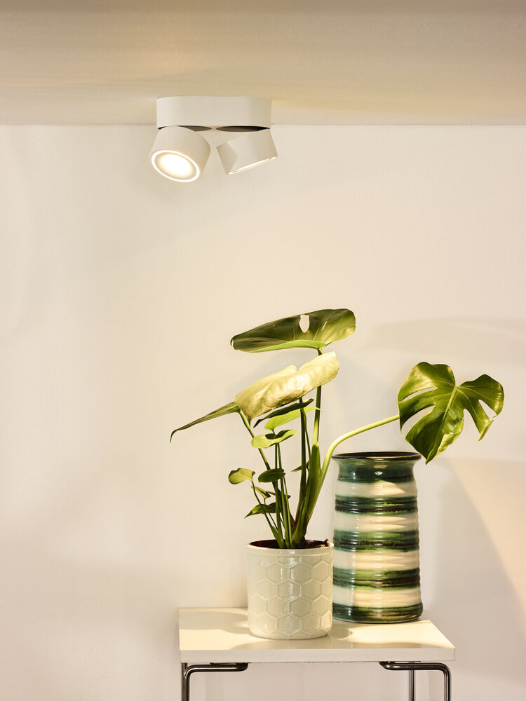 Lucide YUMIKO - Deckenstrahler - Ø 7,8 cm - LED Dimb. - 2x10W 2700K - Weiß Lucide YUMIKO - Deckenstrahler - Ø 7,8 cm - LED Dimb. - 2x10W 2700K - Weiß