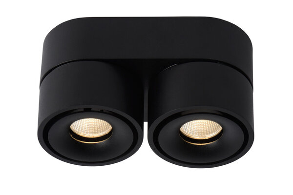 Lucide YUMIKO - Deckenstrahler - LED Dimb. - 2x10W 2700K - Schwarz Lucide YUMIKO - Deckenstrahler - LED Dimb. - 2x10W 2700K - Schwarz