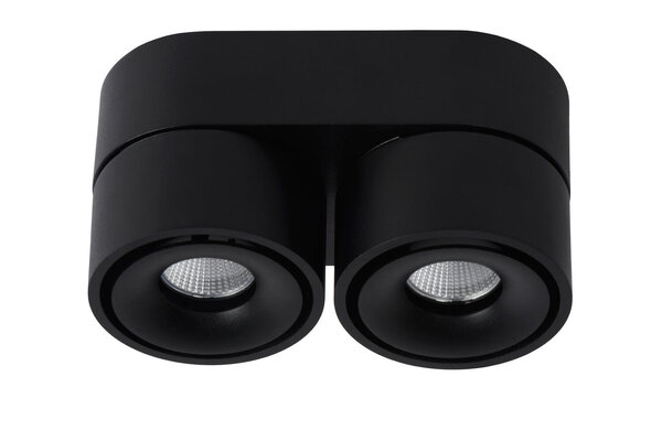 Lucide YUMIKO - Deckenstrahler - LED Dimb. - 2x10W 2700K - Schwarz Lucide YUMIKO - Deckenstrahler - LED Dimb. - 2x10W 2700K - Schwarz