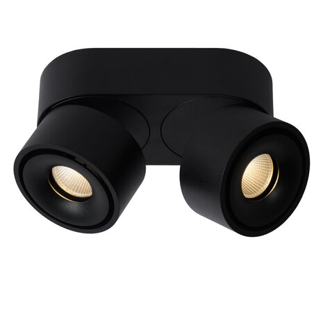 Lucide YUMIKO - Deckenstrahler - LED Dimb. - 2x10W 2700K - Schwarz Lucide YUMIKO - Deckenstrahler - LED Dimb. - 2x10W 2700K - Schwarz