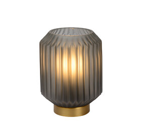 Lucide SUENO - Tischleuchte - Ø 13 cm - 1xE14 - Grau