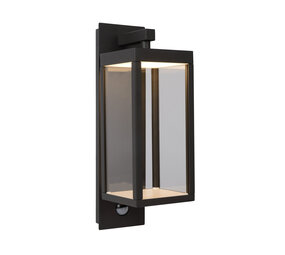 Lucide CLAIRETTE - Wandleuchte innen/außen - LED - 1x13W 3000K - IP54 - Bewegungs- & Tag/Nachtsensor (schaltbar) - Anthrazit Lucide CLAIRETTE - Wandleuchte innen/außen - LED - 1x13W 3000K - IP54 - Bewegungs- & Tag/Nachtsensor (schaltbar) - Anthrazit