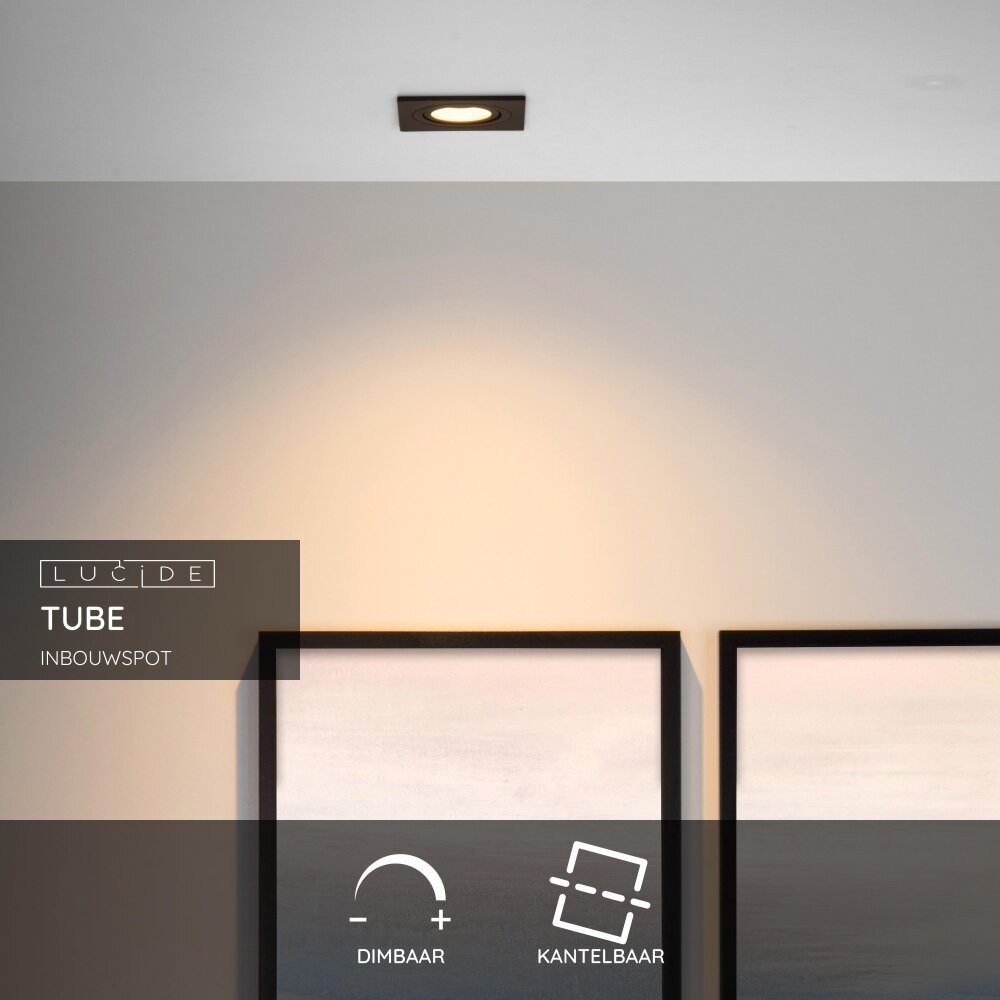 Lucide TUBE - Downlight - 1xGU10 - Schwarz Lucide TUBE - Downlight - 1xGU10 - Schwarz