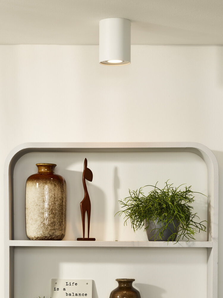 Lucide TUBE - Deckenstrahler - Ø 9,6 cm - 1xGU10 - Weiß Lucide TUBE - Deckenstrahler - Ø 9,6 cm - 1xGU10 - Weiß