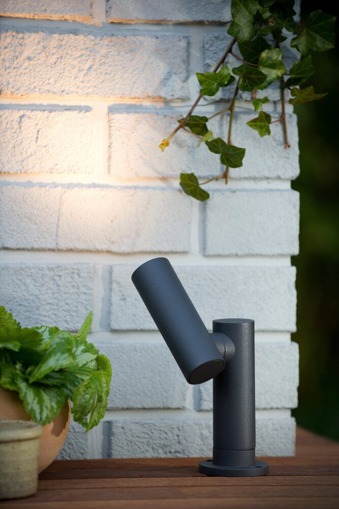 Lucide TATUM - Gartenstrahler - LED - 1x5W 3000K - IP65 - Anthrazit Lucide TATUM - Gartenstrahler - LED - 1x5W 3000K - IP65 - Anthrazit