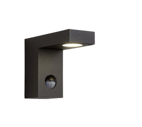 Lucide TEXAS-IR - Wandstrahler / Wandleuchte Innen/Außen - LED - 1x7W 3000K - IP54 - Bewegungs- & Tag/Nachtsensor (schaltbar) - Anthrazit Lucide TEXAS-IR - Wandstrahler / Wandleuchte Innen/Außen - LED - 1x7W 3000K - IP54 - Bewegungs- & Tag/Nachtsensor (schaltbar) - Anthrazit