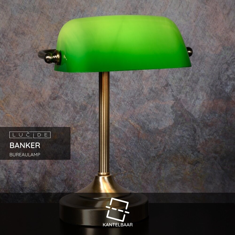 Lucide BANKER - Schreibtischlampe - E14 - Bronze
