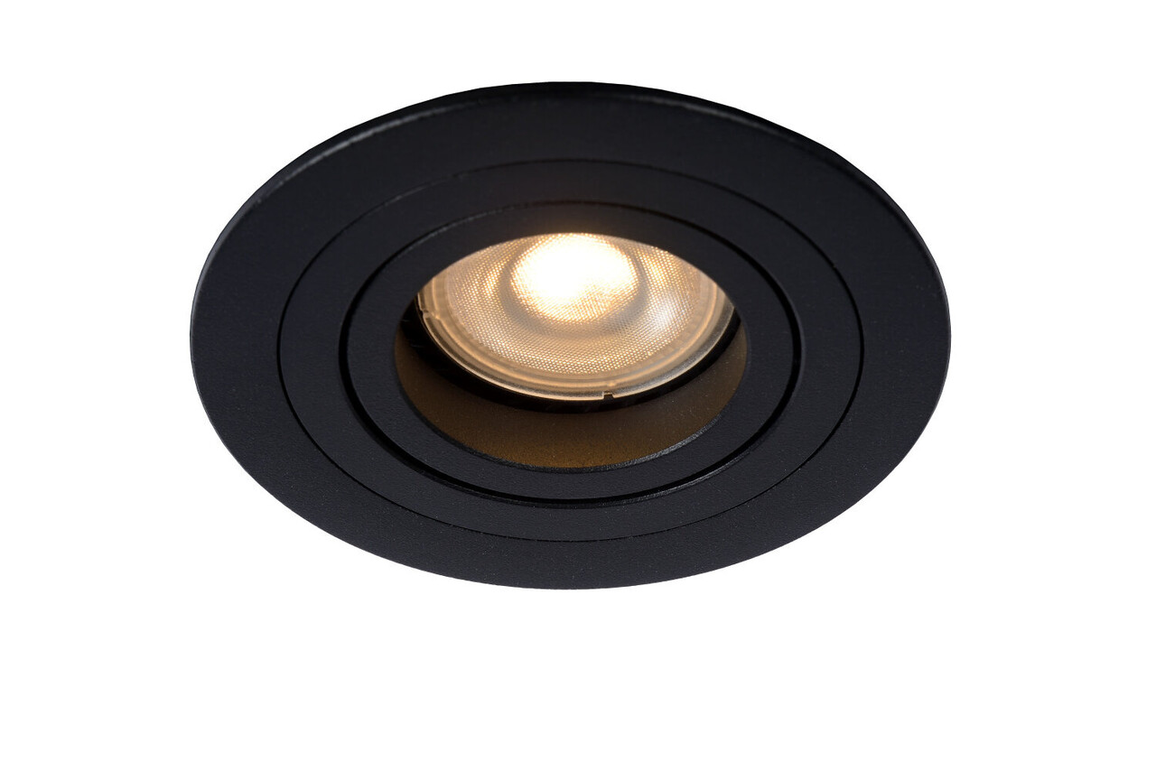 Lucide TUBE - Einbaustrahler - Ø 9,2 cm - 1xGU10 - Schwarz Lucide TUBE - Einbaustrahler - Ø 9,2 cm - 1xGU10 - Schwarz