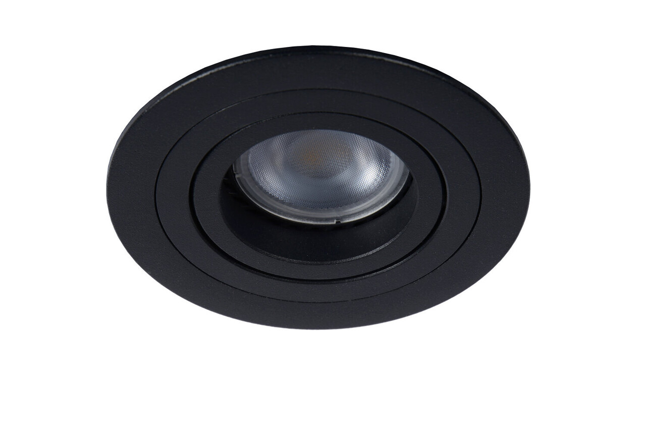 Lucide TUBE - Einbaustrahler - Ø 9,2 cm - 1xGU10 - Schwarz Lucide TUBE - Einbaustrahler - Ø 9,2 cm - 1xGU10 - Schwarz