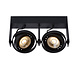 Lucide GRIFFON - Deckenstrahler - LED Dim to warm - GU10 (ES111) - 2x12W 2200K/3000K - Schwarz Lucide GRIFFON - Deckenstrahler - LED Dim to warm - GU10 (ES111) - 2x12W 2200K/3000K - Schwarz